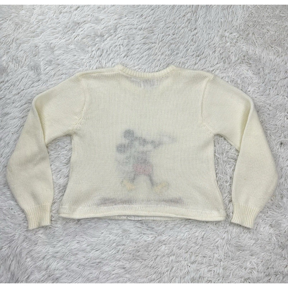 Vintage 60-70s Mickey Mouse Disney V Neck Tennis Golf Sweater Size‎ 11-12 Kids - Picture 8 of 9